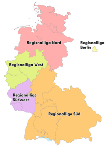 Regional soccer leagues in Germany, 1963–74