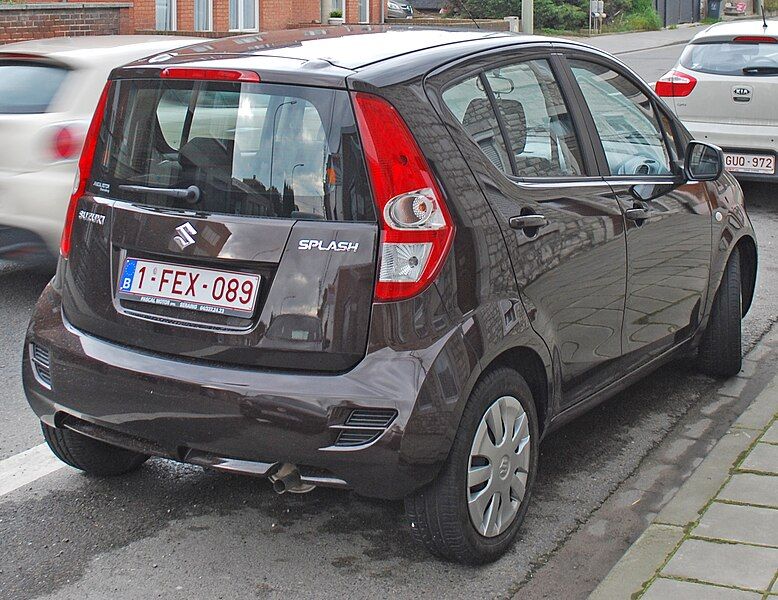 File:Suzuki Splash (rear).jpg