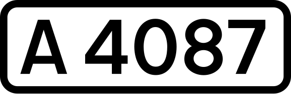 File:UK road A4087.svg