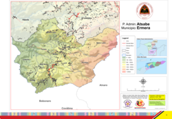 Official map of the Administrative post