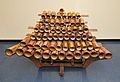 Bamboo marimba, one of the instruments created by Harry Partch