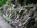 Cliffe Castle Museum, stones by entrance 1.