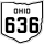 State Route 636 marker