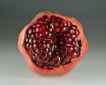 Opened Pomegranate