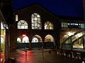 The market at night.