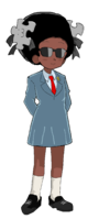 Afro Wikipe-tan, adoptive sister