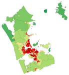 Detailed census/population density map