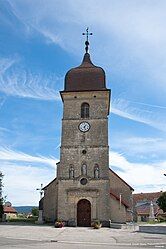 The church in Dommartin