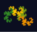 Dragon curve tiling