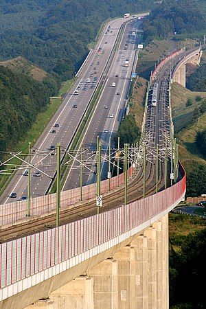 high speed railway bridges in Germany