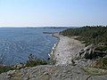 Hove Point with Merdø island and the Store Torungen and Lille Torungen islands in the background