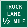 D17-2 Truck lane (distance)