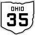 State Route 35 marker