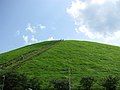 Looking up from the north foot.