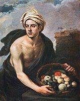 Young Man with a Basket of Fruit or Personification of Summer, c. 1640–1650, National Galleries of Scotland