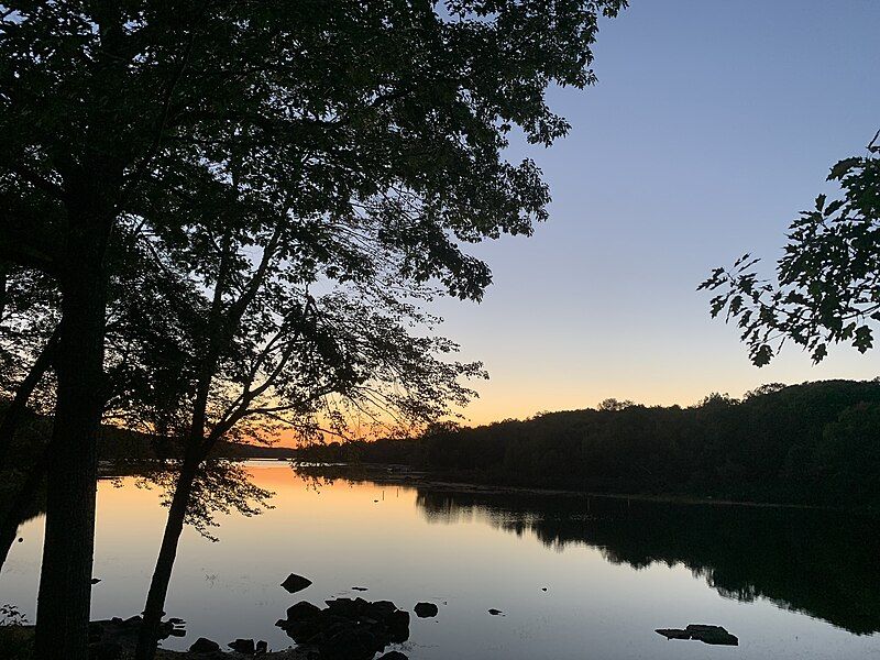 File:Sebec Lake evening.jpg