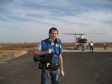 Photojournalist Simon Townsley in 2006