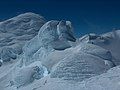 ‘The Sphinx,’ with Lyaskovets Peak on the left and Levski Peak on the right background