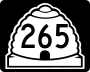 State Route 265 marker