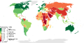 Countries ranked by their appearance on the Democracy Index