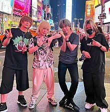 ACME in New York City (2022). From left to right: RIKITO, CHISA, HAL, SHOGO