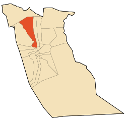 Location of Guemar commune within El Oued Province