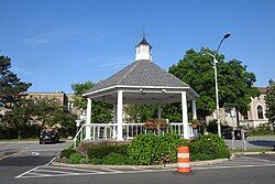 Gazebo near train station