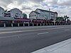 A view of La Mesa Boulevard station from Spring Street, 2024