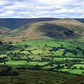 View down the valley from Mam Tor,UK