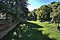 A residual section of a moat at the gardens of Campo di Marte