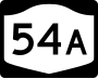 New York State Route 54A marker