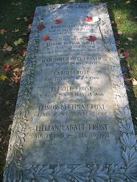 File:Robert Frost's Grave.JPG