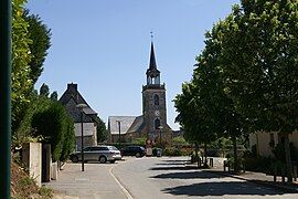 The centre of Saint-Aubin-du-Pavail