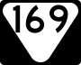 State Route 169 marker