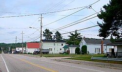 Hwy 522/Main Street West in Trout Creek