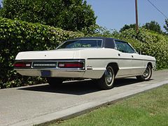 1971 Mercury Monterey four-door hardtop, rear