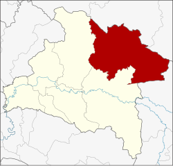 District location in Prachinburi province