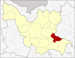 District location in Udon Thani province