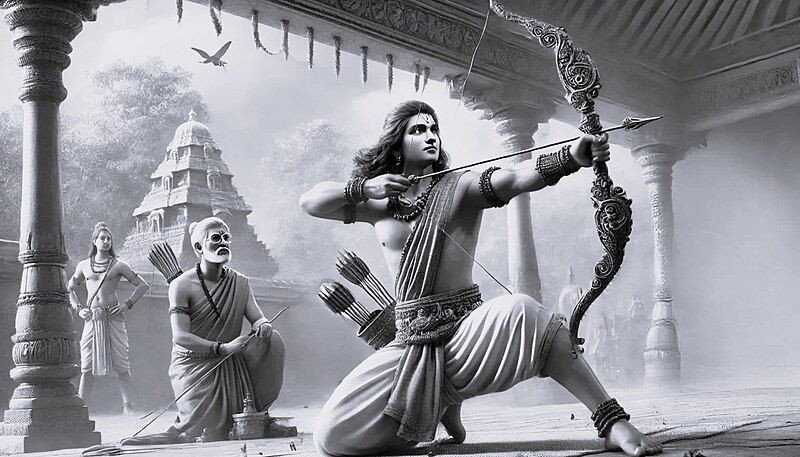 File:Arjuna-and-archery.jpg