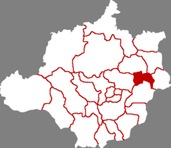 Location in Baoding