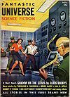 November 1954 issue of Fantastic Universe; cover by Alex Schomburg