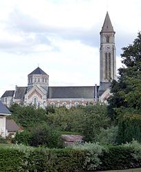 The church in Fauville-en-Caux