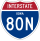 Interstate 80N marker