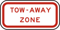 R7-201aP Tow away zone (plaque)