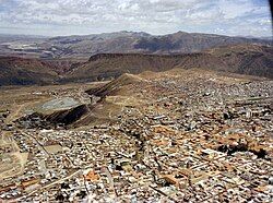 Potosí, capital of the Tomás Frías Province and the Potosí Department