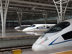 High-speed trains in China