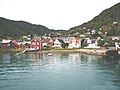 View from the fjord, looking west