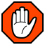 File:Stop hand icon.svg