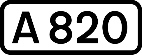 File:UK road A820.svg