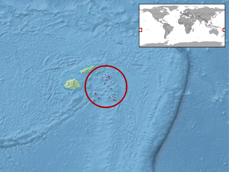 File:Brachylophus fasciatus distribution.png